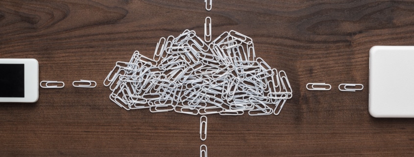 Paperclips Shaped Like a Cloud and Linking Computing Devices